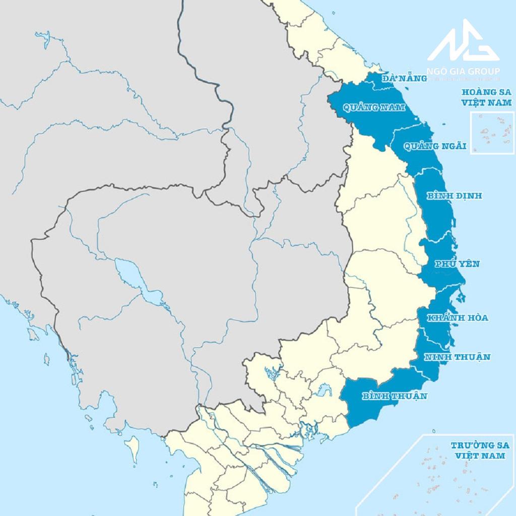 Vị trí địa lý du lịch Phú Yên