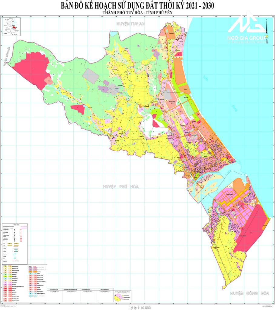 Bản đồ quy hoạch Thành phố Tuy Hòa