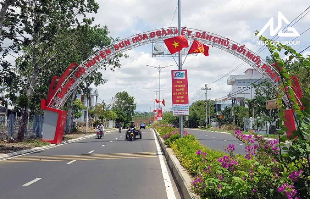 Bất động sản Huyện Sơn Hòa Phú Yên hưởng lợi từ quy hoạch hạ tầng