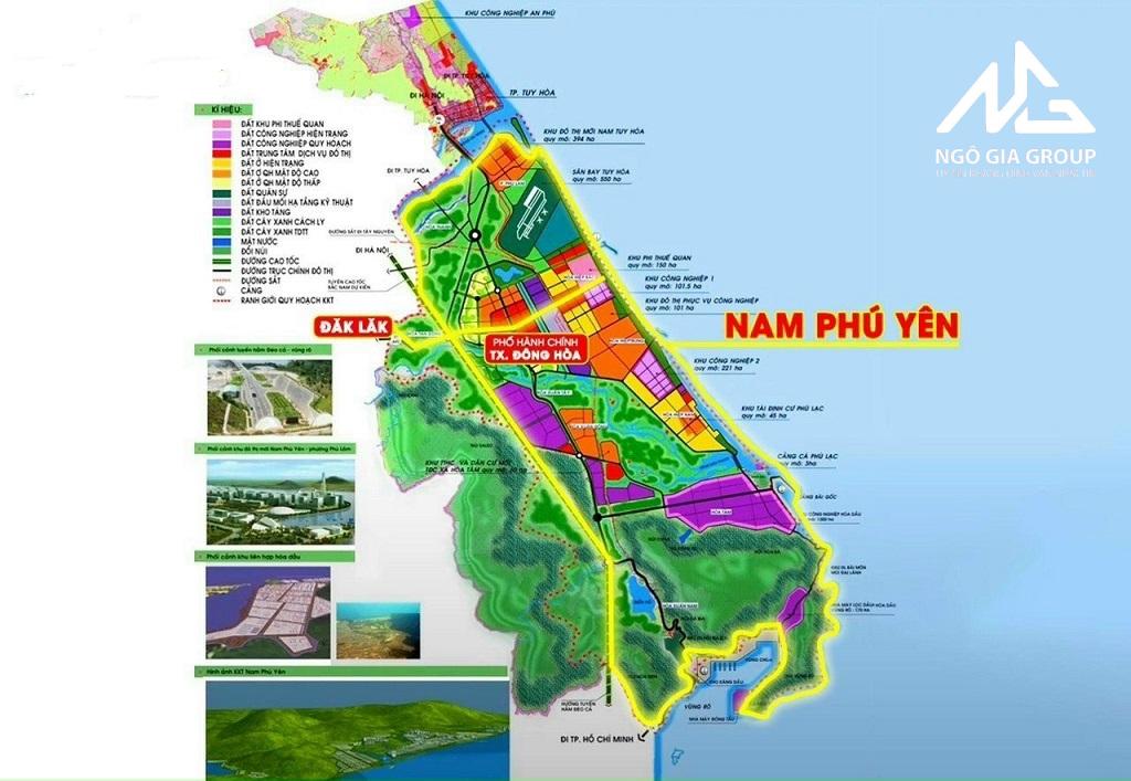 Bản đồ Khu Kinh Tế Nam Phú Yên