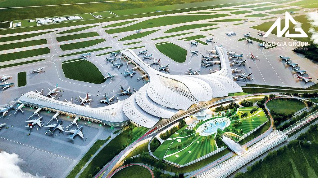 Phối cảnh tổng thể dự án sân bay quốc tế Long Thành