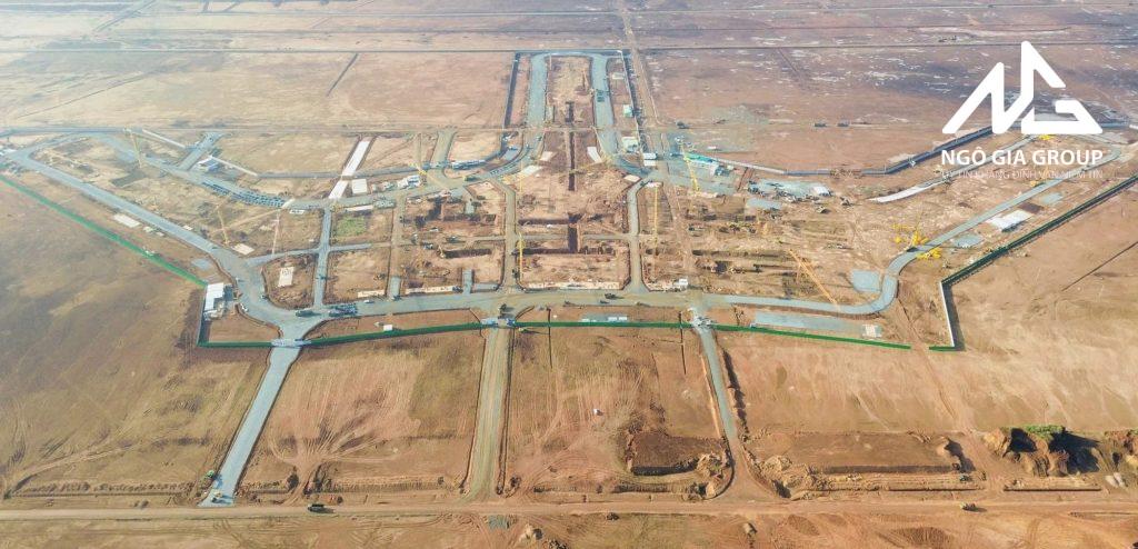 Hình ảnh dự án sân bay Long Thành đã dần lộ diện