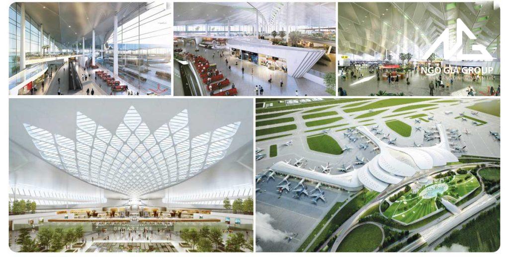 Phối cảnh tổng thể dự án sân bay Long Thành
